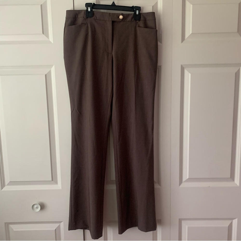 Calvin Klein Brown Straight Leg Pants